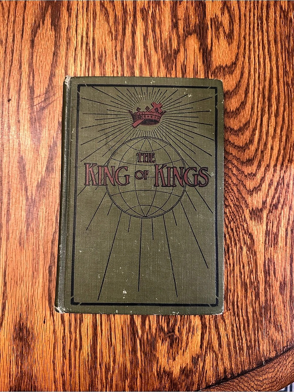 The King of Kings Vintage hardcover book Sheet Music Green early 1900s